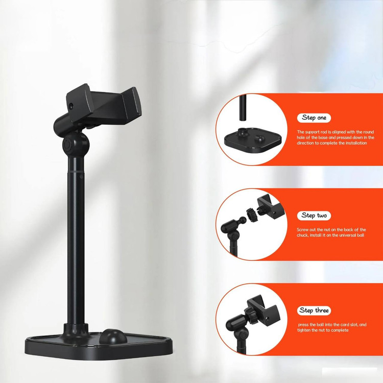 هولدر رو میزی پایه بلند تمام فلز Phone Holder